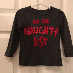 Naught List Christmas Long Sleeve Shirt
